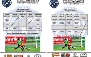 Stages U6/U9 et U10/U13