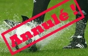 Plusieurs matchs annulés ! 