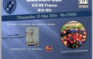 Recherche bénévoles pour la  MACRON CUP 